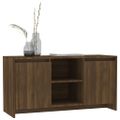vidaXL TV skrinka hnedý dub 102x37,5x52,5 cm drevotrieska