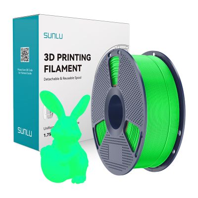 Filament Sunlu PLA svietiaci v tme (zelený)