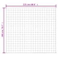 vidaXL Záťažová prikrývka modrá 200x225 cm 13 kg látka