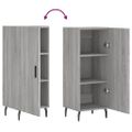vidaXL Komoda sivý dub sonoma 34,5x34x90 cm spracované drevo