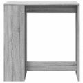 vidaXL Barový stôl s policami sivý sonoma 101x40x103,5cm kompoz. drevo