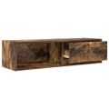 vidaXL TV skrinky 2 ks Dub dymový 100x31x25,5 cm Upravené drevo