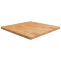 vidaXL Štvorcová stolová doska bledohnedá 90x90x4 cm lakovaný dub