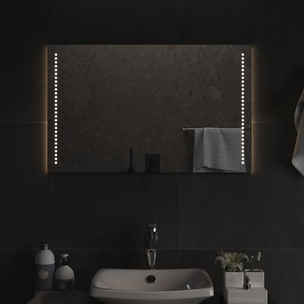 vidaXL LED kúpeľňové zrkadlo 50x80 cm