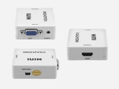 Prevodník MINI VGA2HDMI VGA + Audio do HDMI