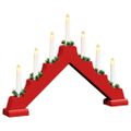 vidaXL Vianočný sviečkový most 3 ks 7 LED Teplá biela 39.5 x 5 x 29 cm