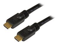 HDMI kábel - HDMI s pinmi (samec) na HDMI s pinmi (samec) - 15 m - tienený - čierna