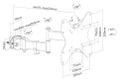 Neomounts FL40-450BL12/Držák displeje/na sloup,tyč 28-50 mm/23-42"/sklopný/3 čepy/VESA 200X200/nosn. 25kg/černý Držák, VESA, na tyc, pro monitor, úhloprícka 23"-42", náklon -15°-10°, otácení 180°, nosnost 25kg, cerný