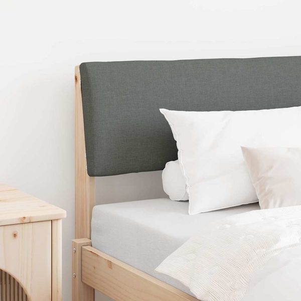 vidaXL Čalúnené čelo postele Tmavo šedá 100 cm