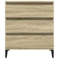 vidaXL Komoda dub sonoma 60x35x70 cm spracované drevo