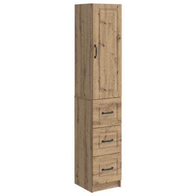 vidaXL Sada skríň 2 pcs Dub artisan 33 x 34,5 x 87 cm Kompozitné drevo