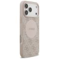 Puzdro Guess 4G Circle Classic Logo MagSafe pre iPhone 17 Pro Max ružové