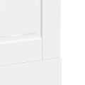 vidaXL Panel umývačky riadu Porto lesklá biela 60x1,5x57 cm kompozitné drevo