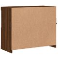 vidaXL Komoda s LED svetlami hnedý dub 81x37x67 cm