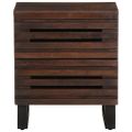 vidaXL Nočný stolík 40x34x46 cm masívne mangovníkové drevo