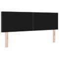 vidaXL LED hlavová doska Tmavo šedá 144 cm Kordúrová tkanina