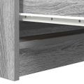 VidaXL Príborník Grey Sonoma 100x35x99 cm Engineered Wood
