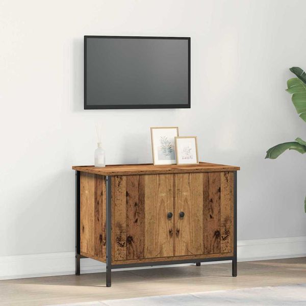 vidaXL TV skrinka Staré drevo 60 x 35 x 45 cm Kompozitné drevo