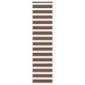 vidaXL Zebra roleta hnedá 55x200 cm šírka látky 50,9 cm polyester