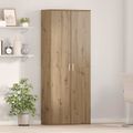 vidaXL Highboard 70 x 33.5 x 180 cm Kompozitné drevo Remeselný dub