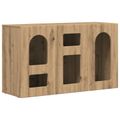 vidaXL Servírovacia skriňa ELST Remeselný dub 100 x 35 x 59 cm