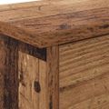 vidaXL Vešiak na stenu Nástenná montáž Staré drevo 80 x 20 x 30 cm