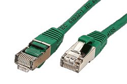 S/FTP patchkabel kat. 6, LSOH, 10m, zelený