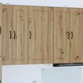 vidaXL Dvierka na umývačku Kalmar Remeselný dub 50 x 31 x 100 cm