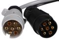 Káblová redukcia zásuvky ťažného zariadenia TRAILER CABLE 5, z 13pin na 7pin N+S, 35 cm SIXTOL