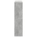 vidaXL Deliaca stena betónová sivá 100x33x135 cm kompozitné drevo