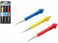 Dôlčíky, sada 3ks, 0,8-1,5-2,5mm, dĺžka 125mm, CrV EXTOL-PREMIUM