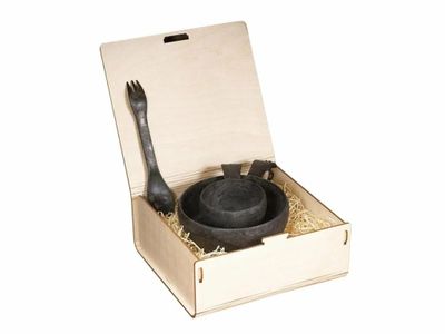 KPRSK Kupilka Premium S Black KUPILKA 21 cup, KUPILKA 55 bowl and KUPILKA spork 205