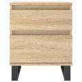 vidaXL Nočné stolíky 2 ks dub sonoma 40x35x50 cm kompozitné drevo