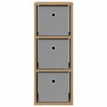 vidaXL Servírovacia skriňa Remeselný dub 25,5 x 22 x 69,5 cm