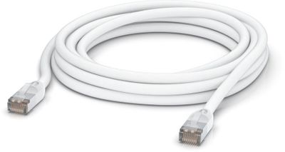 Ubiquiti UACC-Cable-Patch-Outdoor-5M-W, Vonkajší UniFi patch kábel, 5m, Cat5e, biely