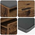 vidaXL Predsieňová lavica Staré drevo 100 x 38 x 46 cm
