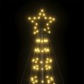 vidaXL LED vianočný stromček s hrotmi 1534 LED teplá biela 500 cm