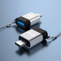 BWOO Adaptér USB - USB-C Sivý OTG BZ-35