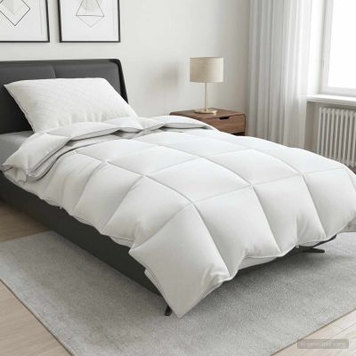 vidaXL Súprava paplónu z 90% husacieho peria FULDA 2 ks 135 x 200 cm