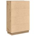 vidaXL Stôl Remeselný dub Kompozitné drevo 71.5 x 31.5 x 106.5 cm