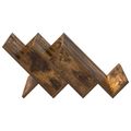 vidaXL Regál na časopisy Dymová dub 53 x 40 x 28,5 cm Kompozitné drevo