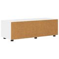 vidaXL Drevená skrinka 100,5 x 39 x 30 cm Vysoký lesk bielej