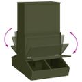 vidaXL Feeder pre prasatá Olivová zelená 82 x 51 x 91,5 cm 20 kg