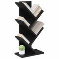 vidaXL Knižnica na stromy 4-úrovňová 30 x 18 x 60 cm Kompozitné drevo