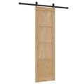 vidaXL Posuvné dvere ORKDAL 61 x 198,5 cm Borovicový masív Prírodná