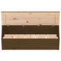 vidaXL Úložný box medovo-hnedý 109x36,5x33 cm masívna borovica