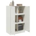 vidaXL Komoda biela 67x39x107 cm oceľová