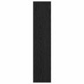 vidaXL Regál na knihy 80 x 24 x 109 cm Kompozitné drevo Čierny dub