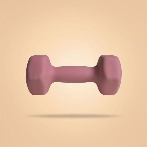 Neoprénová jednoručka Hex - BeastPink, ružová, 4 kg, Neoprén