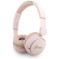 Bezdrôtové slúchadlá Guess BT HEADPHONES SCRIPT METAL LOGO ružové